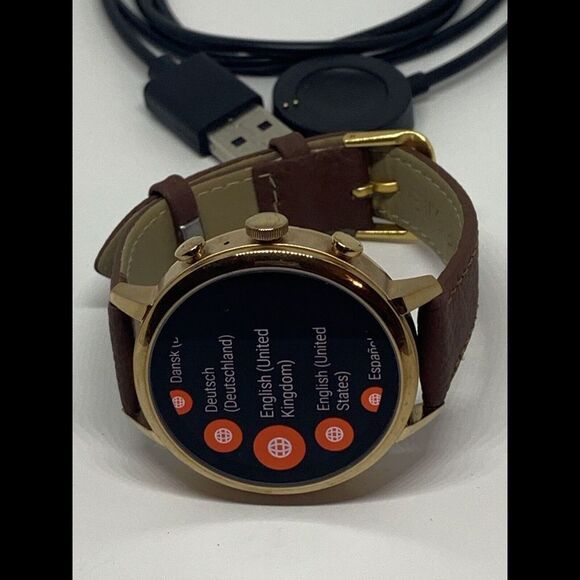 Fossil Gen 4 Authentic Digital Dial Smart Watch Custom Band FTW6018 QT415 - Picture 7 of 12